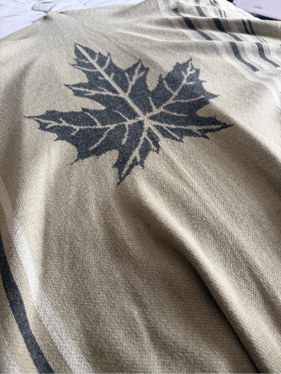 Roots Sweaters - Roots Maple Leaf Drapey Poncho